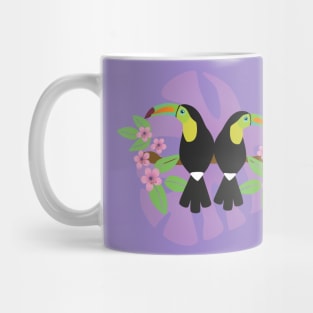 Keel billed toucans couple Mug